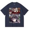 230 Gsm 100% Cotton Demon Slayer V30 Kanao x Doma Print Unisex Heavy Cotton T Shirt