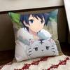 Anime IsekaiSuma Cushion Cover Reversible Soft Durable Pillow Cover Home  Car MultiScene Use for Daily Comfort