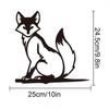 Metal Animal Silhouette Garden Stake, Unique Shape for Outdoor Decor, Housewarming Gift, 1pc
