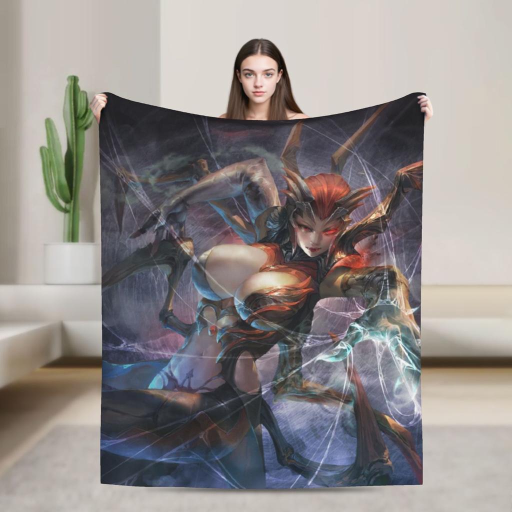 Coperta Elise di World of Warcraft in Flanella Calda Coperta da Divano per Casa Camera da Letto Trapunta