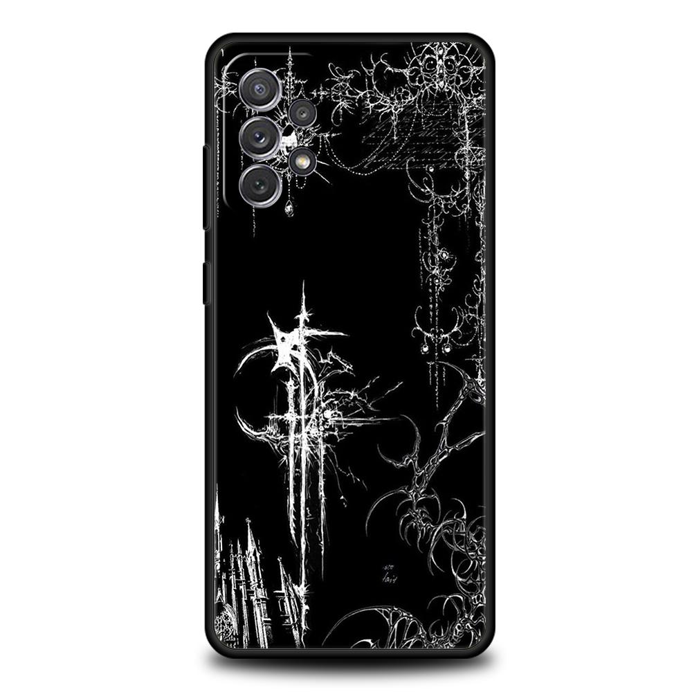 

Cyber Sigil Cross Line Phone Case for Samsung Galaxy A13 A15 A22 A23 A25 A31 A32 A33 A35 A41 A51 A52 A53 A55 Soft TPU 5G Shell Samsung A22 5G
