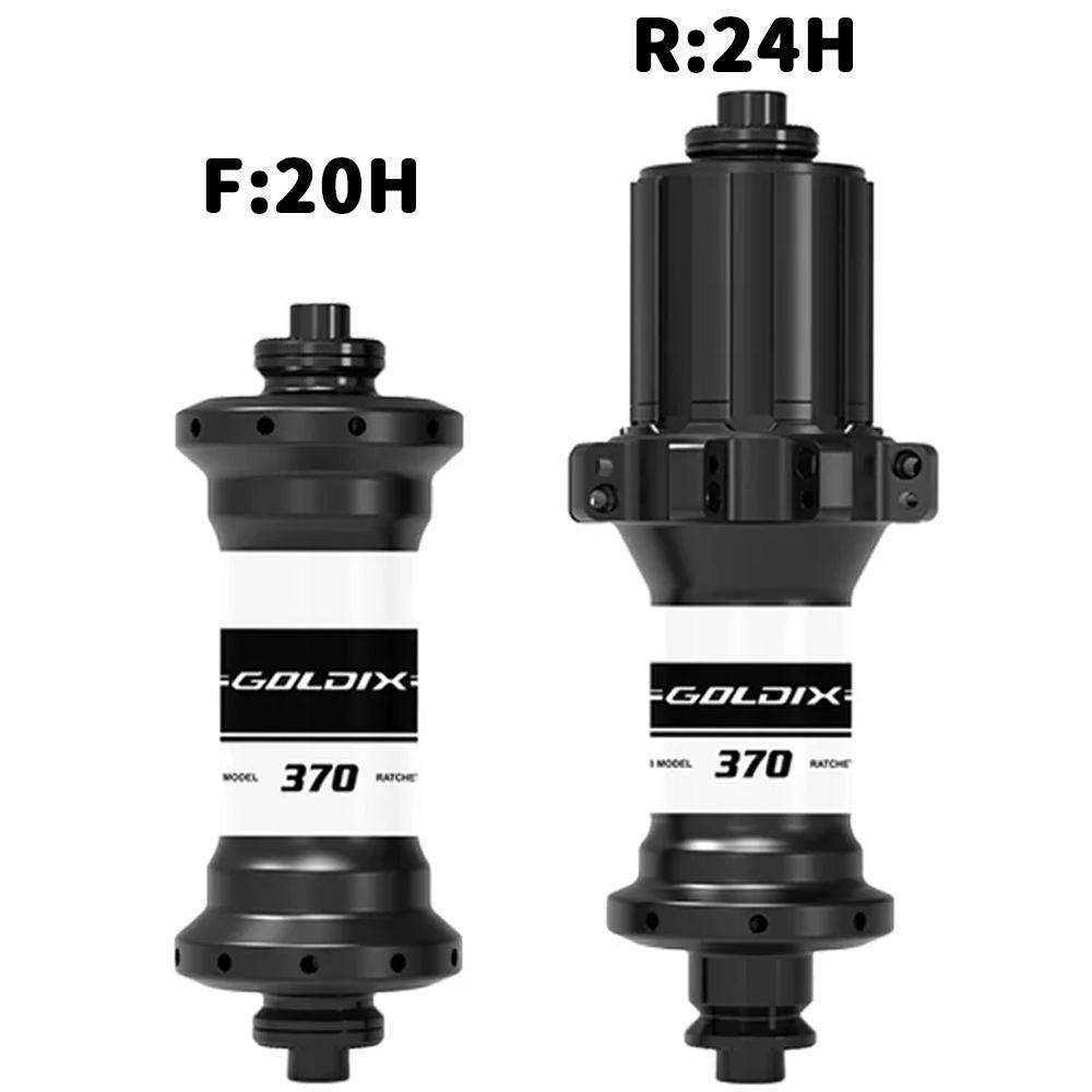 Goldix 370 Road Bike Hub Rim Brakes Star Ratchet 36T 20 24 Hole Hub Straight Pull Noisy K7 Cube Central Locking For Shimano Sram