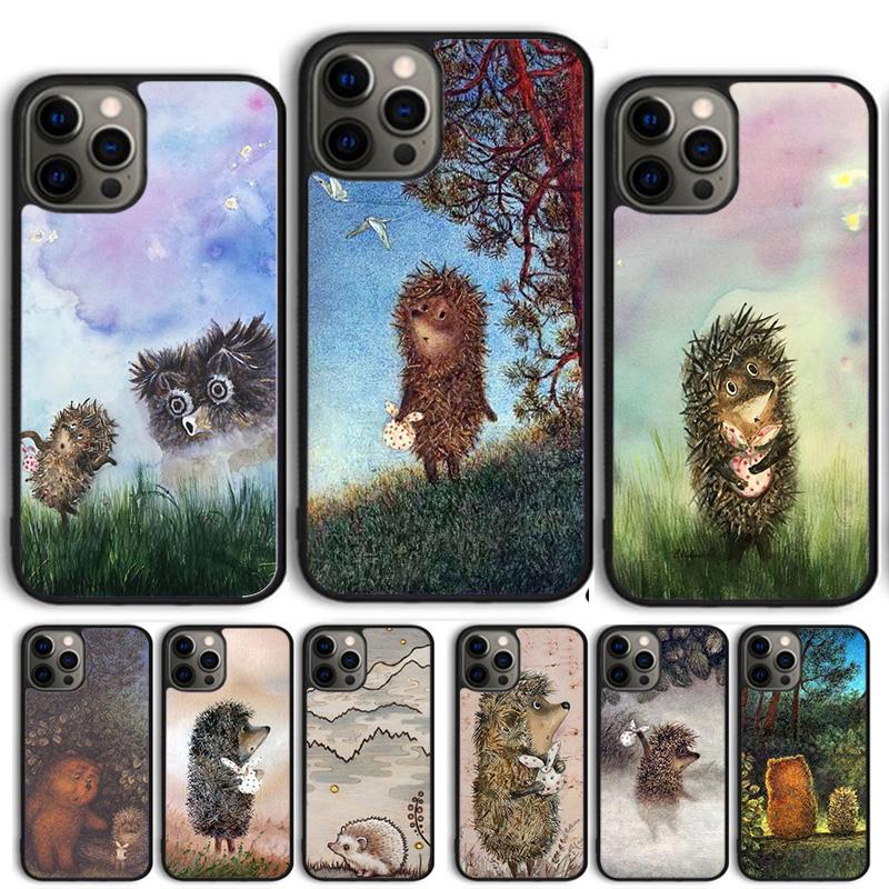 Hedgehog in the Fog Coque Shell For iPhone 17 Air 15 16e 14 13 12 Pro Max 11 Pro Max Plus Phone Case Cover