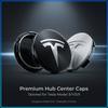 4 stuks 60 mm Auto Wielnaafdopjes Badge Accessoires Voor Tesla Model 3 Model S Model X Model Y Roadster Performance Decoratie