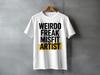 Casual Fashion Unisex Top Weird Crazy Nonconformist Artist Tshirt Comfortable Colorful Pattern Tshirt