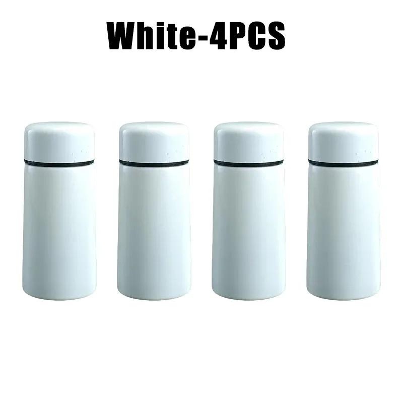 Sport Travel Mini Tumbler 160ml Stainless Steel Thermos Cup Portable Milk Coffee Water Bottle Solid Color Leakproof Hot Cold