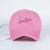 Saint Barth The Place To Be Print Washed Baseball Cap Adjustable Unisex Summer Vacation Sun Hat