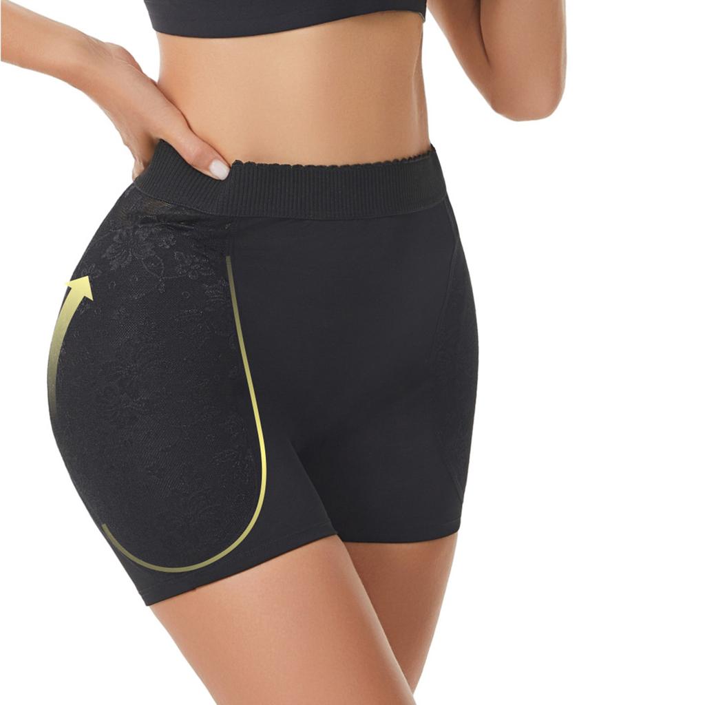 Women's High Waist Shaping Shorts with Padded Hip Enhancer Seamless Body Shaper Tummy Control Underwear Butt Lifter Panties