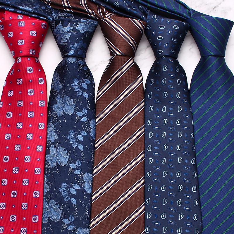 Rael Business Series Tie 8Cm Polyester Silk Business Suit Jacquard Tie Bulk Tie