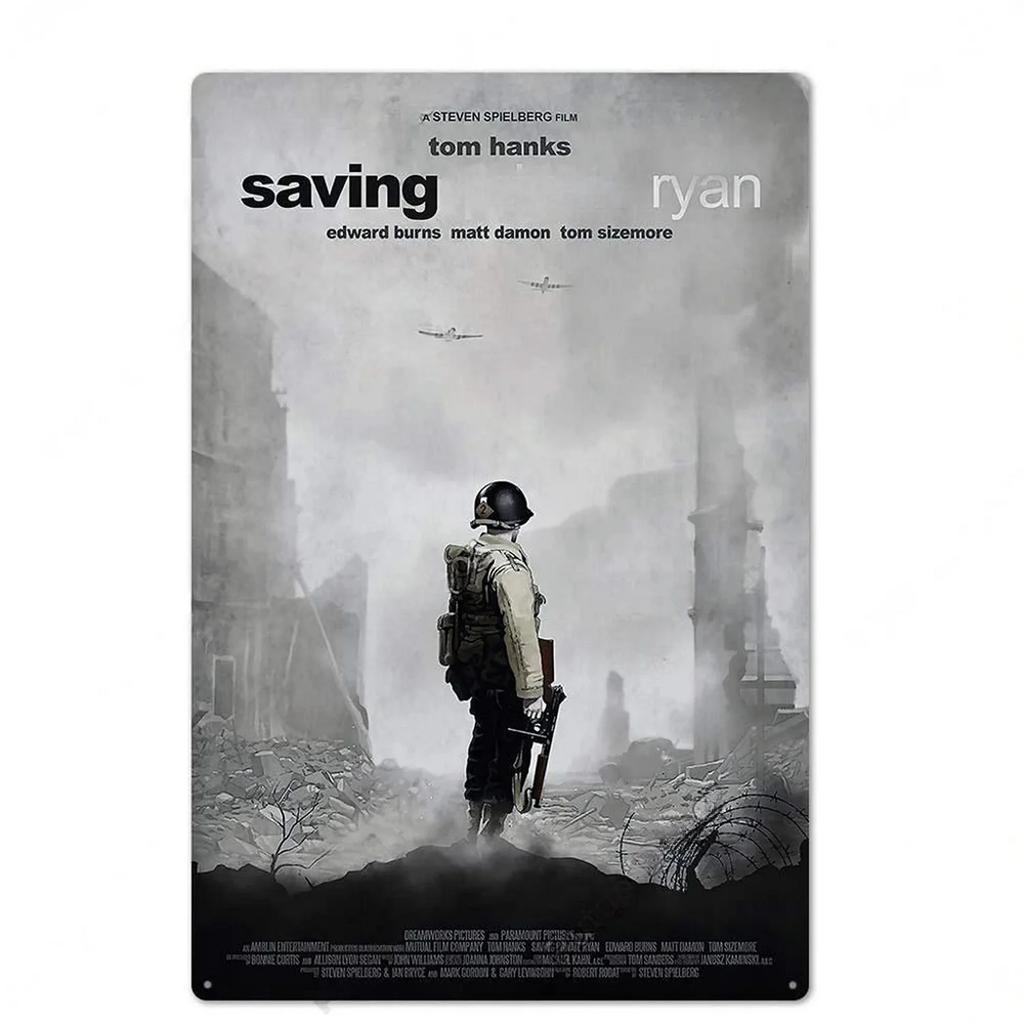 Movie Metal Tin Signs Pacific Wall Decoration Plaque Vintage Art Poster Iron Painting for Man Cave Home Cafe Garden Club Bar