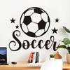 2026 World Cup Football Soccer Wall Sticker Self-Adhesive Removable for Home Party Room Fan Sports Decor