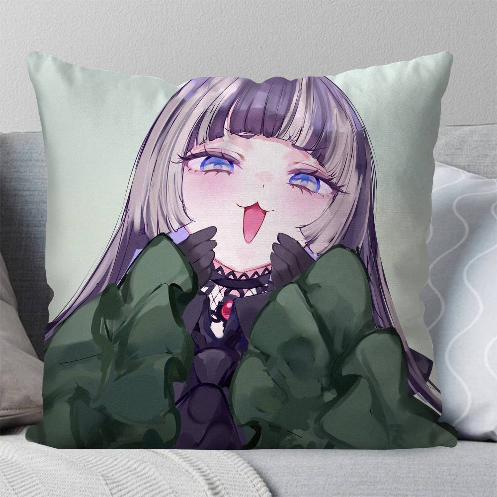 Juufuutei Raden Animation HHololive Pillow Case Fashion Square Pillowcase Bedroom Sofa Room Ins Decoration Leisure