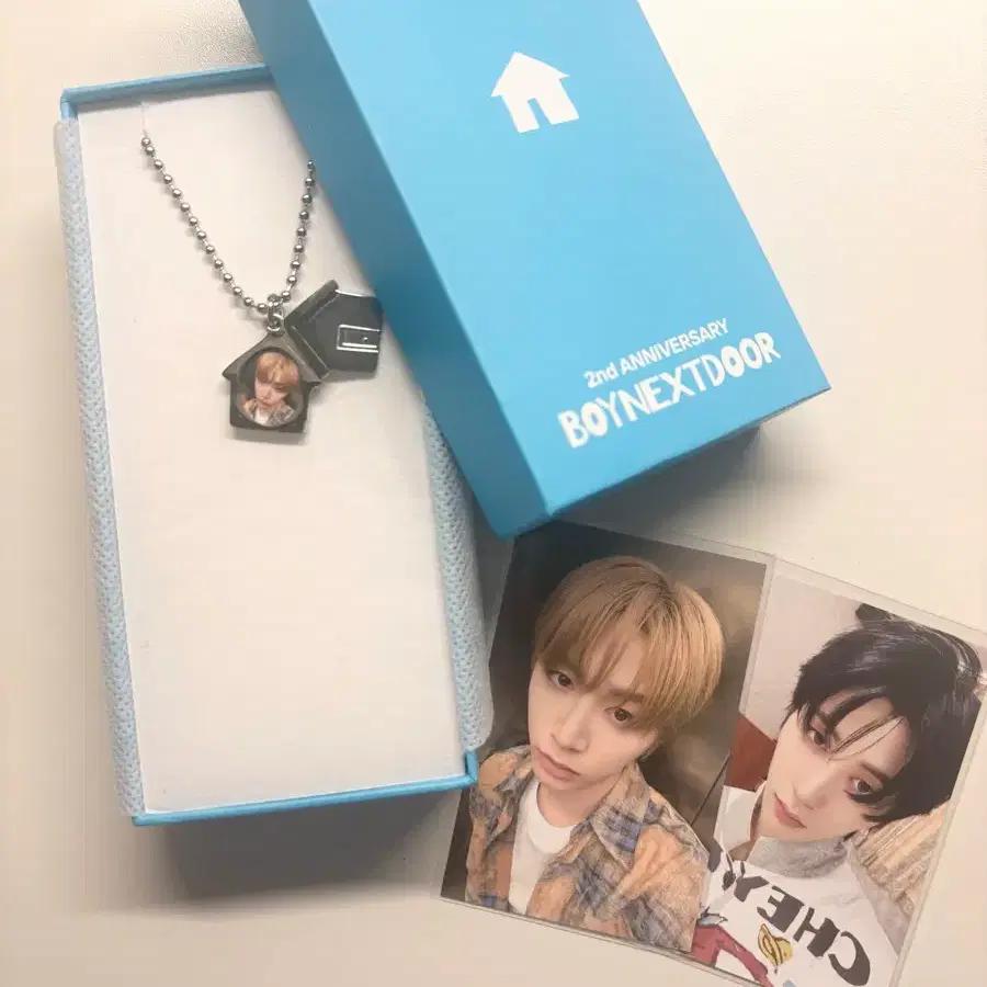 BOYNEXTDOOR 2nd Anniversary Taesan Necklace (photocard(Includes)+(Mount
