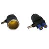 12V Lighter Socket Black Cables Adapters Sockets DC5521 Connector