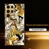 Gilding Atmosphere Simplicity High-end Electroplating Glass PhoneCase for Samsung Galaxy S26 S25 S24 S23 S22 S21 FE,Ultra,Plus