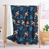 Blanket Flannel Blanket Astronaut Illustration Christmas Tree 2D Digital Printing Blanket Blanket