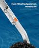 Boat Launching Wheels, 226.8 Kg Load Capacity, 304.8 Mm Aluminium Alloy Transom Wheel with Inflatable Rubber Tires, Folding Launch Wheels with 4 Quick