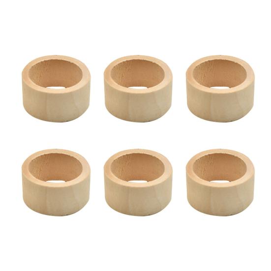 Yousheng Wood Napkin Rings Rustic Napkin Holders Reusable Napkin Rings for Dinner Party Wedding Christmas Home Farmhouse Decor