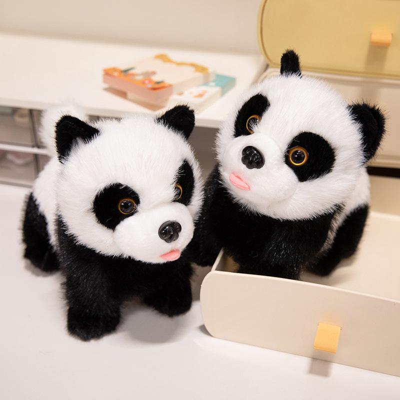 Cute Cute Silly Rabbit Plush Toy Rabbit Doll Panda Dog Doll Zoo Souvenir Children's Gift