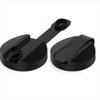 2Pcs 5.8cm Diameter Mouth Bottle Cap Replacement Black Replacement Lids Condiment Bottles