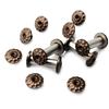 10sets M4 Plum Blossom Head Screw for Knife Handle Nail Modified 416 Stainless Steel Screws Knife Embryo Making Accessories