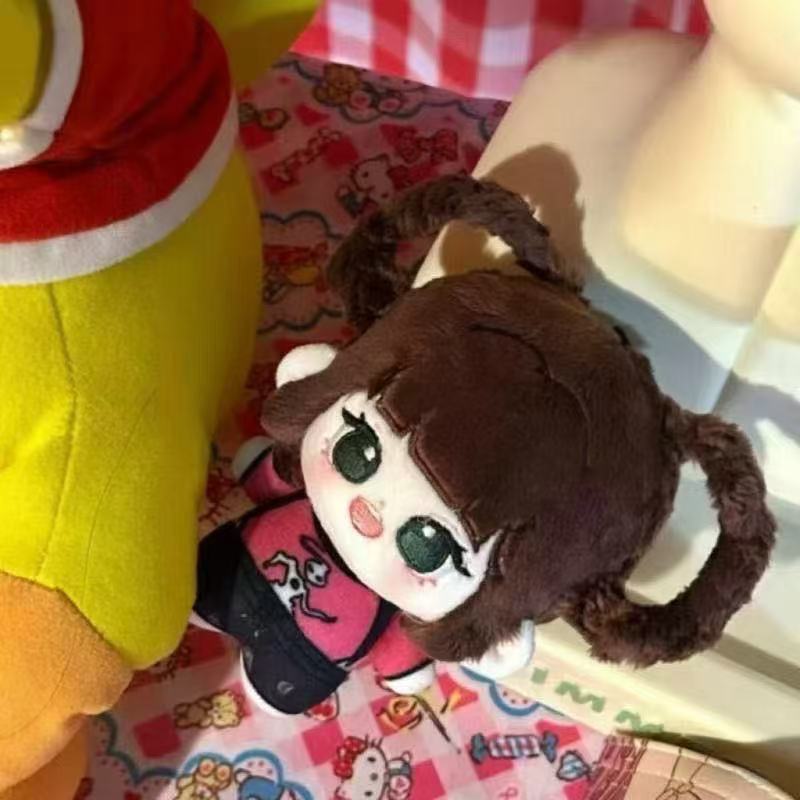 10 Cm Idol Doll Stuffed Plush Aes Pa Ning Yi Zhuo Starfish Body Printed Star Idol Peripheral Plush Keychain Mini Body Toys Gifts