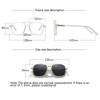 Transparent Frame Magnetic Clip 6 In 1 Sunglasses For Men Women Square Eyeglass Unisex