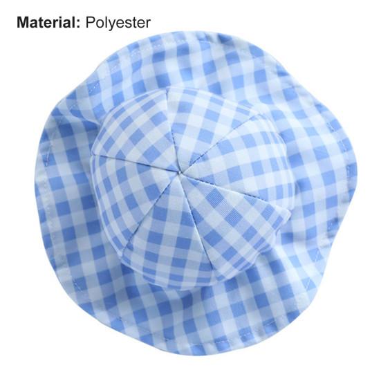 Șapcă pentru animale de companie Model în carouri Protecție solară Moda respirabilă Pălărie pentru pescar pentru animale de companie