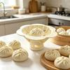 Manuelle Teigtaschenbrötchen-Form Lebensmittelqualität ABS Schneller Baozi-Former Antihaftbeschichtet DIY Gebäckherstellungsform für Küche Haushalt