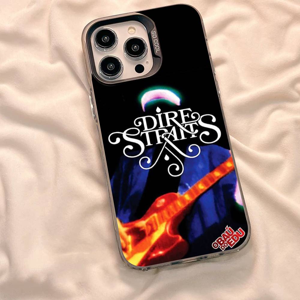 

Rock Band Dire Straits Colorful Phone Case For IPhone 17 16 15 14 13 12 11 Pro Max Plus Matte Cover iPhone 14 plus