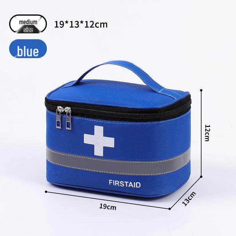 Portable First Aid and Epidemic Prevention Kit for Travel, Home, Outdoor, and Children's Emergency Medicine Storage