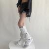 Gothic Knee Pad Socks Leg Sleeve Ankle Knee Warmers Boot Cuffs Knee Leg Socks