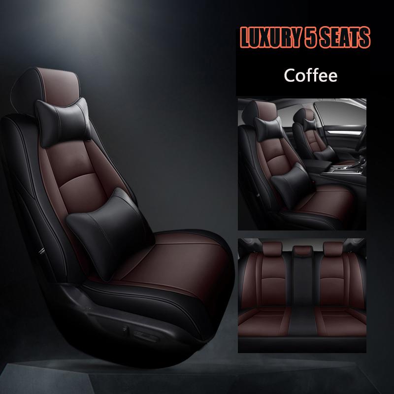 Luxury Car Seat Covers For Honda Accord 2018- 2025 10th generation Leather Automotive Protector Custom Full Sets Styling