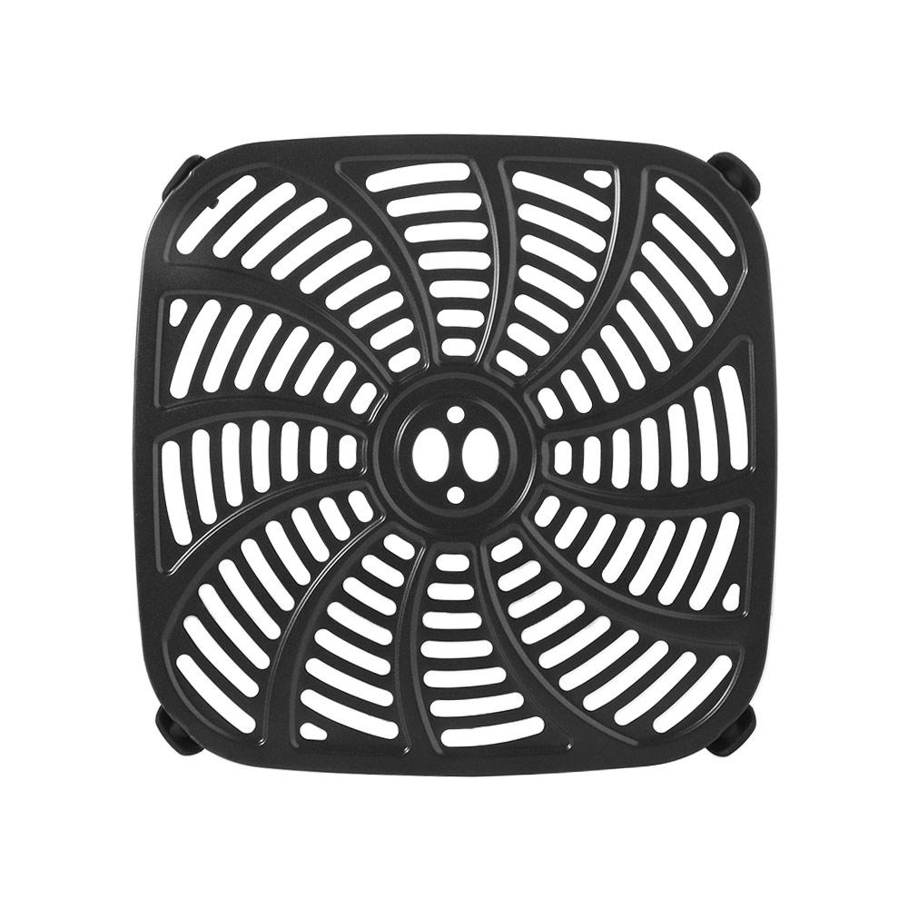 Square Air Fryer Grill Pan Round Non-Stick Crisper Basket Coating No BPA Air Fryer Grill Plates Kitchen