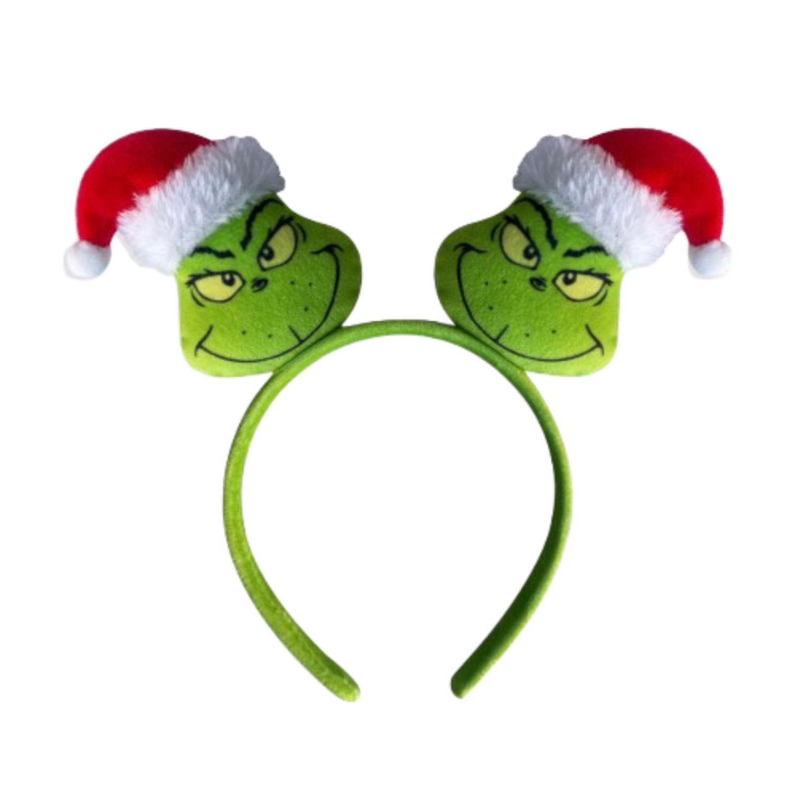 

Рождественская маскарадная повязка на голову Рождественская вечеринка Праздничная детская повязка на голову Маскарадная повязка на голову с ушками One Size зелёный
