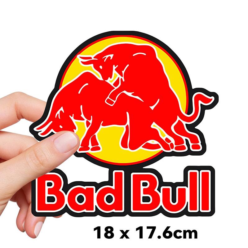 Red Bull Red Bull Car Motorcycle Stickers Covering Scratches On the Desktop, Luggage Box, and Computer Case - Red Bull Funny Stickers