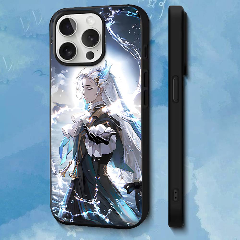 

Genshin I-Impact Neuvillette For IPhone 17,16,15,14,13,12,11,Pro,Max,Plus,Mini,SE4,E Protective Magnetic Case Cover iPhone15pro