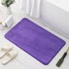 Non Slip Bath Mat Water Absorbent Soft Microfiber Shaggy Mat Thick Plush Bathroom Rug for Home or Hotel Machine Washable