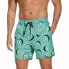 DATIFER Short de Sport pour Homme Maillot de Bain Nouveau Style Polyester Impression Fitness Pantalon de Plage Surfing Maillot de Bain