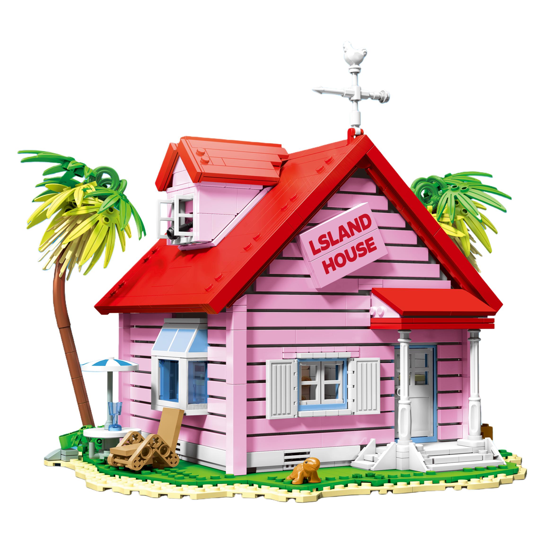 1434 детали Серия «Уличная сцена» Дом с подсветкой «Морской пейзаж» Архитектурная модель Набор строительных блоков Moc Сборная игрушка Подарок на день рождения для детей