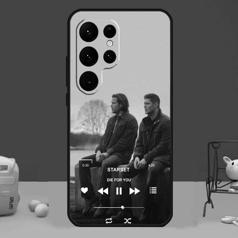 Angel Castiel Supernatural Case For Samsung Galaxy S23 S24 Ultra S21 S22 Plus Note 20 Note 10 S8 S9 S10 S20 FE Cover