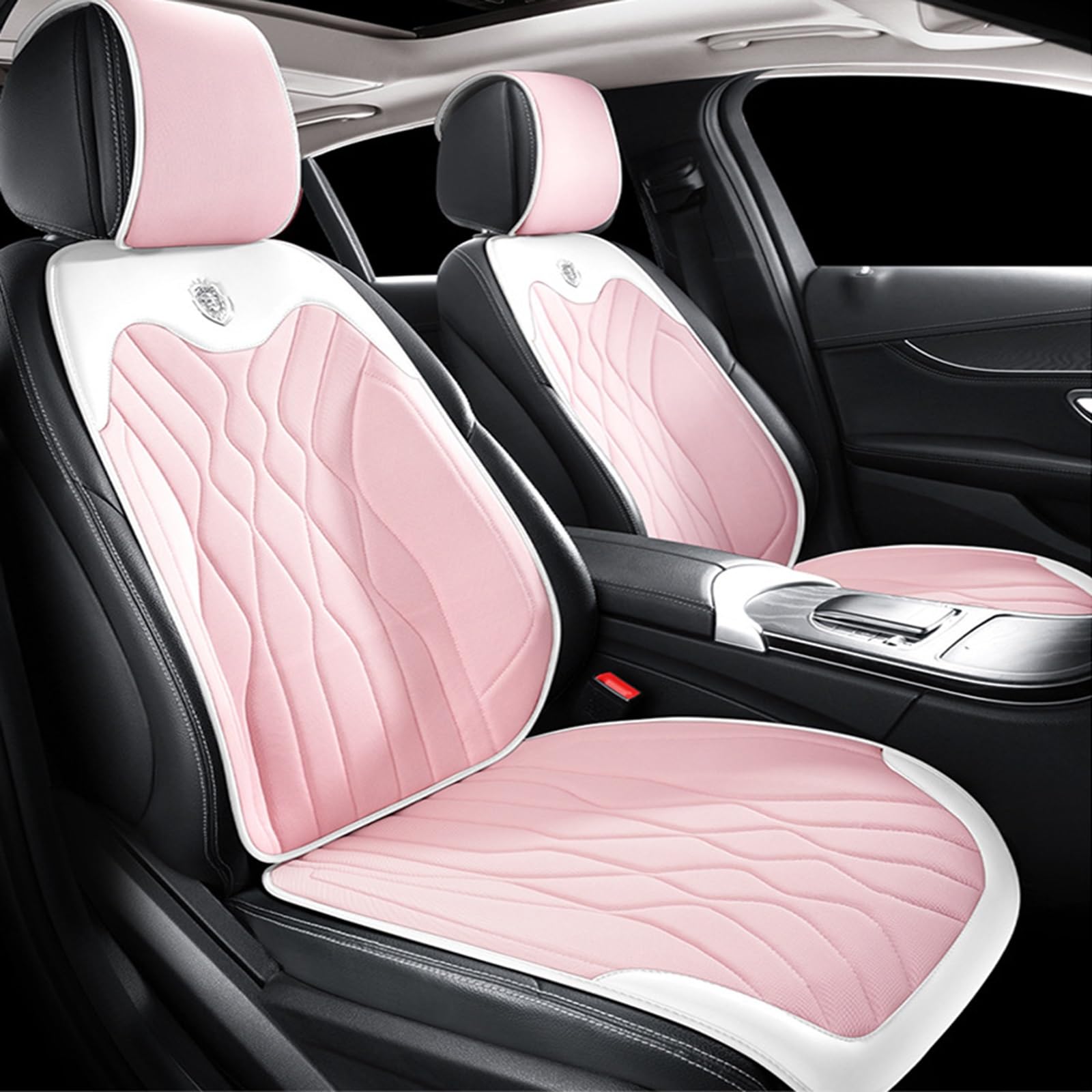 

FE13 SFNE13 Чехол для автокресла, Дышащий, Подходит для всех сезонов, Nissan, Note, Aura First Driving and passenger seat розовый