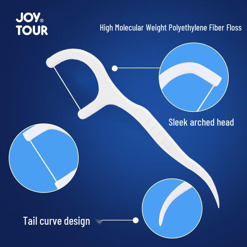 JOYTOUR Disposable Ultra-fine Dental Floss Picks