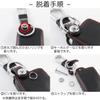 Genuine leather key case compatible with Toyota vehicles 90 series