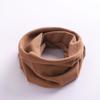 Unisex Spring & Autumn Knitted Neck Warmer Snood Pullover - Solid Color, Cold-Proof, Versatile