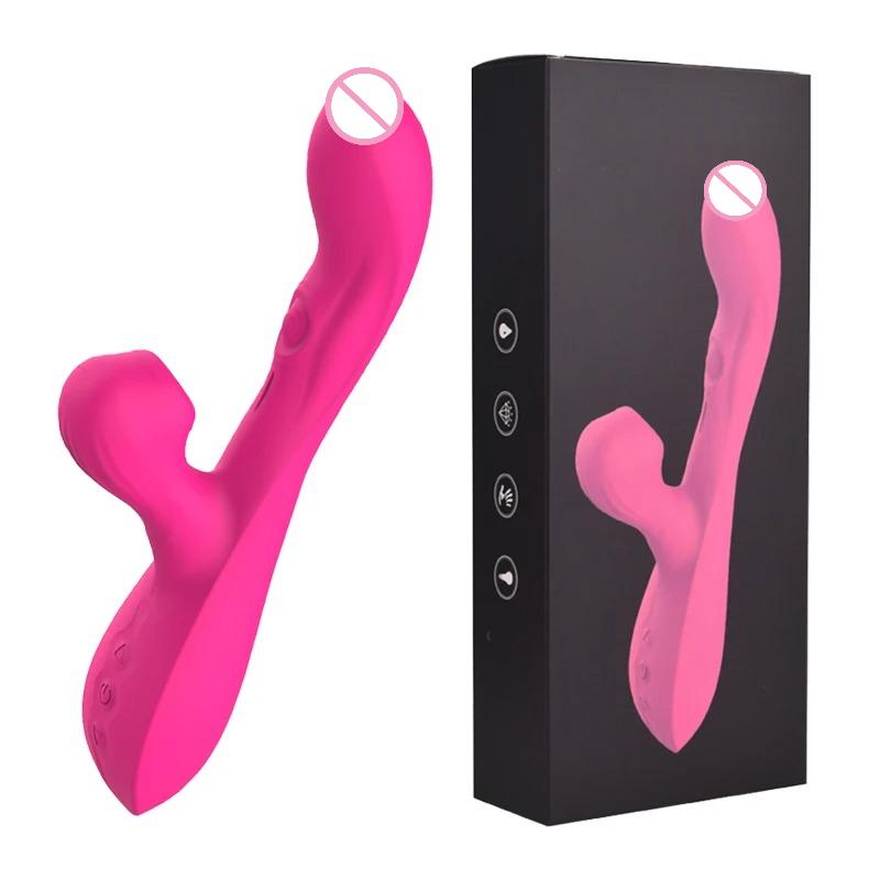 Vagina Sucking Vibrator G Spot Dildo Female Clit Clitoris Sucker Vacuum Stimulator Oral Suction Adult Sex Toys for Women Penis