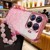 Xiaomi15t  Star Lanyard Chain Plating Glitter Shockproof Silicone Case For Xiaomi Mi 15t Pro 15tpro Mi15t Soft Back Cover