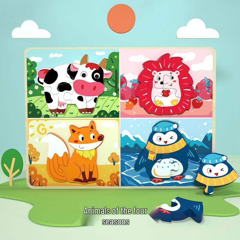 Baby Shape Matching Blocks Puzzle for Toddlers - Educational Toys for 1-Year-Old Boys and Girls