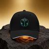 Colorful Three-Eye Shield Pattern Hat, Unisex Printed Baseball Cap Sandwich Brim Sports Cap, Suitable for Daily Commutin