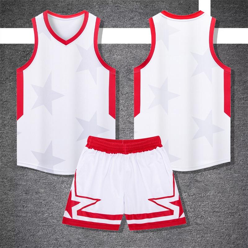 Kids' Basketball Training and Competition Uniform Set